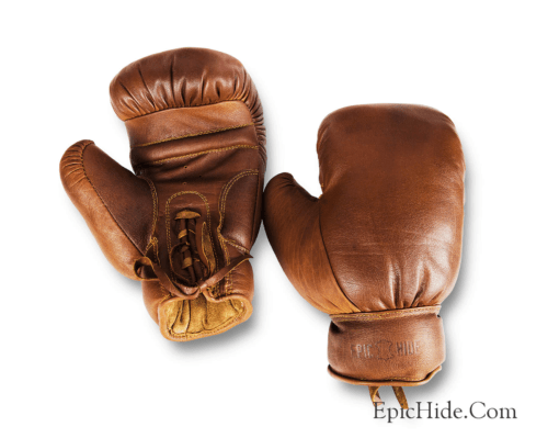 Vintage Leather Boxing Gloves