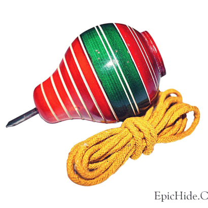 WOODEN SPINNIG TOPS