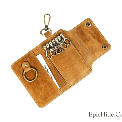 LEATHER KEY POUCHES