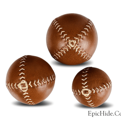 Vintage Leather Juggling Balls