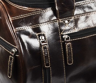 Bags Wallets Vintage Leather Dark Brown Temponata